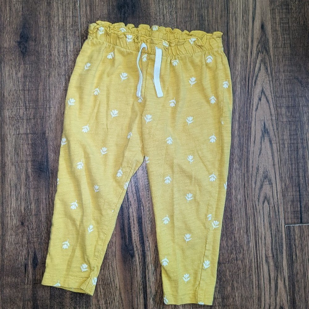 18M Yellow Carter's Flower Casual